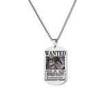 One Piece Luffy Necklace Anime Sun God Tag Pendant Chain Jewelry