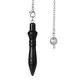 Natural Stone Amethysts Pendulum for Divination Spiritual Pendulos