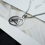 Stainless Steel Hip Hop Pendant Necklace Street Dance Jewelry Gift