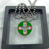 Colorful Dripping Pendant Hip Hop Necklace
