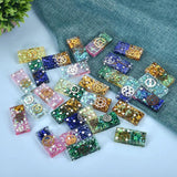 2pcs/Set Domino Silicone Molds Epoxy Resin Crafts Charms DIY Jewelry