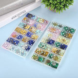 2pcs/Set Domino Silicone Molds Epoxy Resin Crafts Charms DIY Jewelry