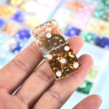 2pcs/Set Domino Silicone Molds Epoxy Resin Crafts Charms DIY Jewelry