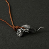 Cat Vintage Necklace Men's Women's Personality Couple Pendant