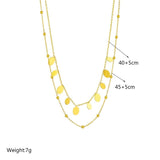316L Stainless Steel Heart Roman Numerals Pendant Necklace For Women
