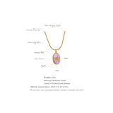 Pink Butterfly Pendant Necklace for Women