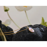 Pink Butterfly Pendant Necklace for Women