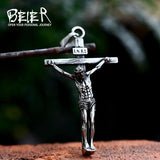 Stainless Steel Jesus Cross Pendant High Jewelry