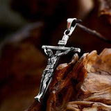 Stainless Steel Jesus Cross Pendant High Jewelry