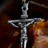 Stainless Steel Jesus Cross Pendant High Jewelry