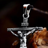 Stainless Steel Jesus Cross Pendant High Jewelry