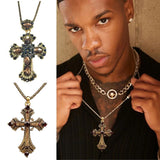 Vintage Pendant Necklace Goth Choker Grunge Chain Gothic Jewelry