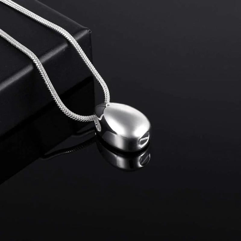 Water Drop Ashes Necklace - Memorial Keepsake Urn