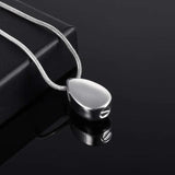 Water Drop Ashes Necklace - Memorial Keepsake Urn