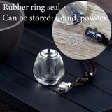 Hollow Bottle Necklace for Ashes or Perfume