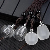 Hollow Bottle Necklace for Ashes or Perfume