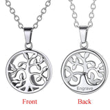 Tree of Life Locket Cremation Urn Pendant Necklace for Ashes