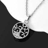 Tree of Life Locket Cremation Urn Pendant Necklace for Ashes