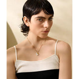 Shell Pendant Stainless Steel Necklace for Women 18K PVD Plated Jewelry