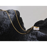 Shell Pendant Stainless Steel Necklace for Women 18K PVD Plated Jewelry