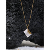 Shell Pendant Stainless Steel Necklace for Women 18K PVD Plated Jewelry