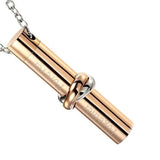 Stainless Steel Love Cylinder Pendant Urn Necklace for Ashes