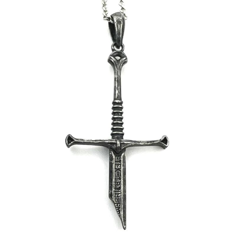 Lord Narsil Necklace Sword-Pendant Viking-Jewelry
