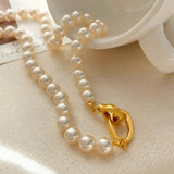Simulated Pearl Necklace For Women Simply Accessories