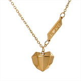 Romantic Heart Love Pendant Necklace for Women Sweet Jewelry Gifts