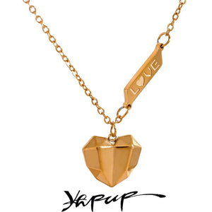 Romantic Heart Love Pendant Necklace for Women Sweet Jewelry Gifts