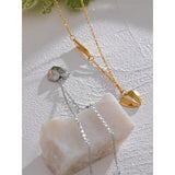 Romantic Heart Love Pendant Necklace for Women Sweet Jewelry Gifts