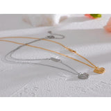 Romantic Heart Love Pendant Necklace for Women Sweet Jewelry Gifts