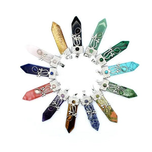 Sword Crystal Pendant Necklace Personalized Style