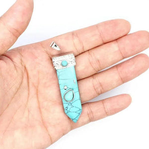 Sword Crystal Pendant Necklace Personalized Style