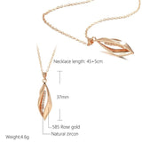 Kinel Rose Pendant Necklace, Zircon Fine Jewelry