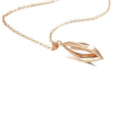 Kinel Rose Pendant Necklace, Zircon Fine Jewelry