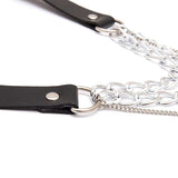 Gothic Hip Hop Multilayer Chains Necklace Punk Choker Collar Lock Pendant