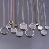 Memory Photo Locket Pendant Floating Picture Necklace