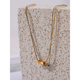 Geometric Personalized Necklace for Women Stylish Rust Proof Metal Neck Jewelry