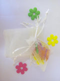 Beige Organza Bag Drawstring Jewelry Tea Gift Candy Pouch Yarn 30pcs