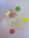Beige Organza Bag Drawstring Jewelry Tea Gift Candy Pouch Yarn 30pcs