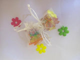 Beige Organza Bag Drawstring Jewelry Tea Gift Candy Pouch Yarn 30pcs