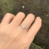 Natural Opal Ring Stone Female Rings Jewelry for Women Gift