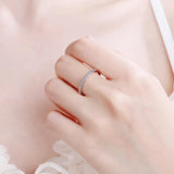 Moissanite Ring Matching Wedding Diamond Band 925 Sterling Silver