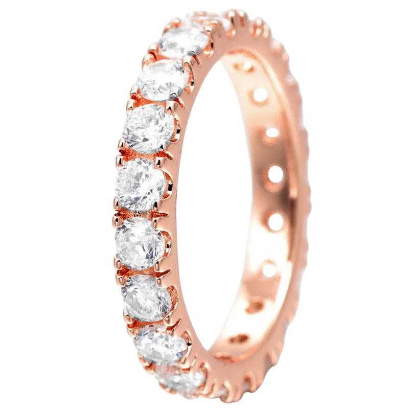 Enchanted Crown Luminous Ice Love Lock Heart 925 Silver Ring