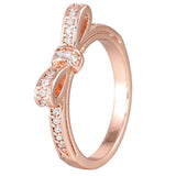 Enchanted Crown Luminous Ice Love Lock Heart 925 Silver Ring