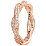 Enchanted Crown Luminous Ice Love Lock Heart 925 Silver Ring