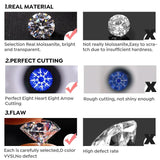 Moissanite Wedding Diamond Ring 925 Sterling Silver Engagement Jewelry