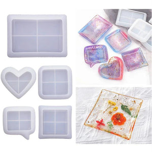 Square Love Dish Plate Silicone Mold