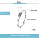 Flat Silver Ring 925 Glossy Engravable 3 Colors DIY Jewelry Making